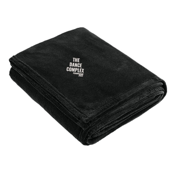 Port Authority® Oversized Ultra Plush Blanket - Embroidered Logo Thumbnail