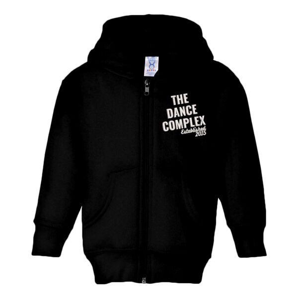 Rabbit Skins - Toddler Full-Zip Fleece Hooded Sweatshirt - Embroidered Logo ** Add Name for $5! ** Thumbnail