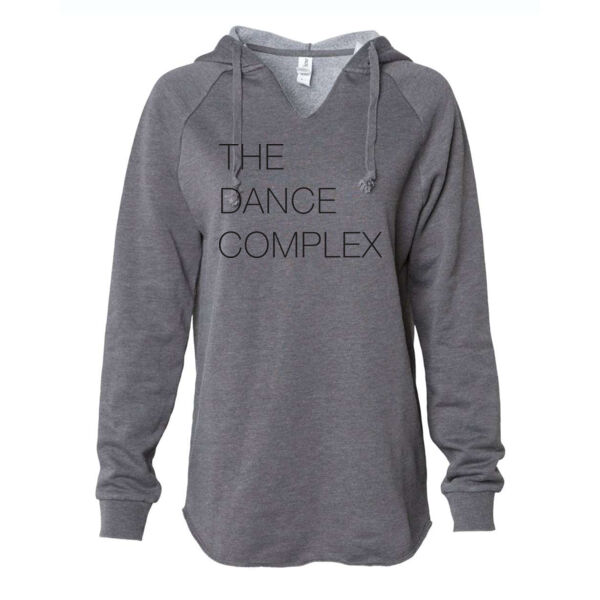 Independent Trading co. Women's lightweight California Wave Wash Hooded Sweatshirt - Printed Logo Thumbnail