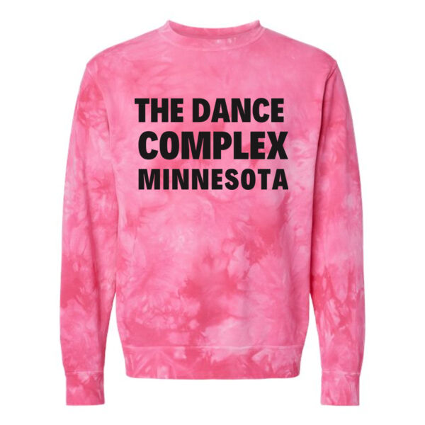 Independent Trading Co. Unisex Midweight Tie-Dyed Sweatshirt - Printed Logo Thumbnail