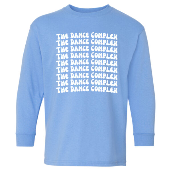 Gildan - Heavy Cotton Youth Long Sleeve T-shirt - Printed Logo Thumbnail