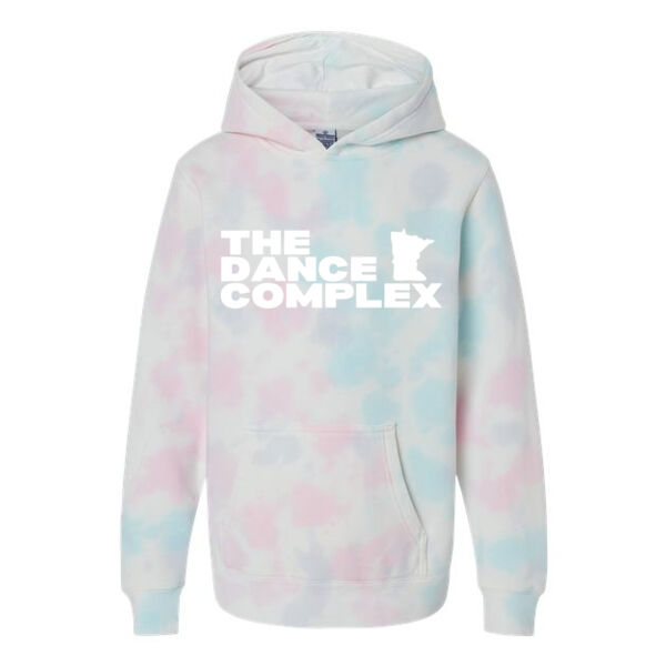 Independent Trading Co. - Youth Midweight Tie-Dyed Hooded Sweatshirt - Printed Logo Thumbnail