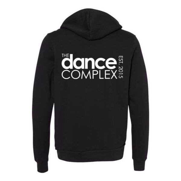 Unisex Spong Fleece Full Zip Hoodie Sweatshirt - Printed Logos Thumbnail