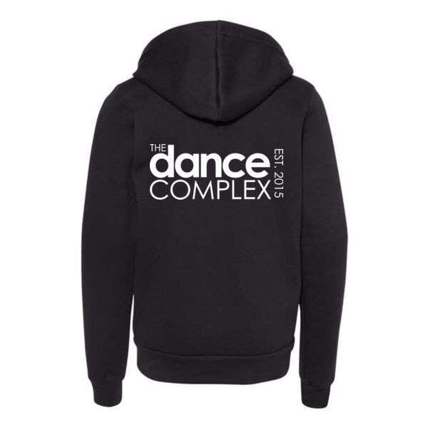 Youth Sponge Fleece Full Zip Hoodie Sweatshirt - Printed Logos Thumbnail