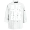 Eight Knot Button Chef Coat with Thermometer Pocket Thumbnail