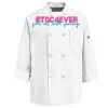 Eight Knot Button Chef Coat with Thermometer Pocket Thumbnail