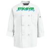 Eight Knot Button Chef Coat with Thermometer Pocket Thumbnail