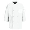 Button Chef Coat with Thermometer Pocket Thumbnail