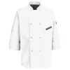 Button Chef Coat with Thermometer Pocket Thumbnail