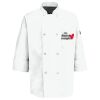 Button Chef Coat with Thermometer Pocket Thumbnail