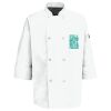 Button Chef Coat with Thermometer Pocket Thumbnail