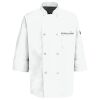 Button Chef Coat with Thermometer Pocket Thumbnail