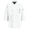 Button Chef Coat with Thermometer Pocket Thumbnail