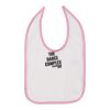 Infant Contrast Trim Premium Jersey Bib Thumbnail