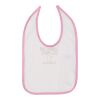 Infant Contrast Trim Premium Jersey Bib Thumbnail