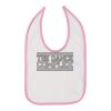 Infant Contrast Trim Premium Jersey Bib Thumbnail