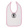 Infant Contrast Trim Premium Jersey Bib Thumbnail