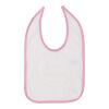 Infant Contrast Trim Premium Jersey Bib Thumbnail