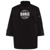 Ten Pearl Button Black Chef Coat Thumbnail