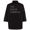 Ten Pearl Button Black Chef Coat Thumbnail