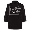 Ten Pearl Button Black Chef Coat Thumbnail