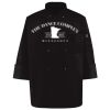 Ten Pearl Button Black Chef Coat Thumbnail