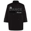 Ten Pearl Button Black Chef Coat Thumbnail