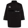 Ten Pearl Button Black Chef Coat Thumbnail