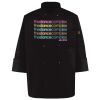 Ten Pearl Button Black Chef Coat Thumbnail