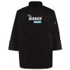 Ten Pearl Button Black Chef Coat Thumbnail