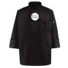 Black Knot Button Chef Coat Thumbnail