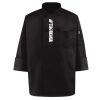 Black Knot Button Chef Coat Thumbnail