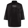 Black Knot Button Chef Coat Thumbnail