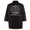 Black Knot Button Chef Coat Thumbnail
